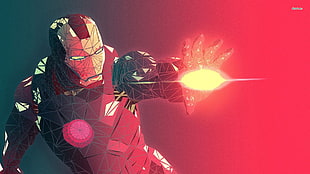 Iron-Man illustration HD wallpaper