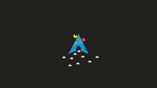 Mr. PacMan game application screenshot, Arch Linux