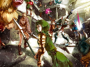 game characters wallpaper, Final Fantasy Tactics, video games, PlayStation, Final Fantasy