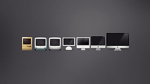 Apple computer monitors by generations
