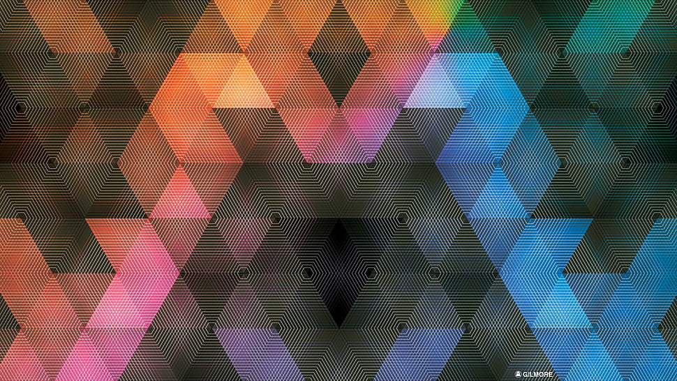 multicolored abstract illustration HD wallpaper