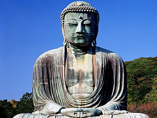 Gautama Buddha statue, architecture, city, Buddhism HD wallpaper