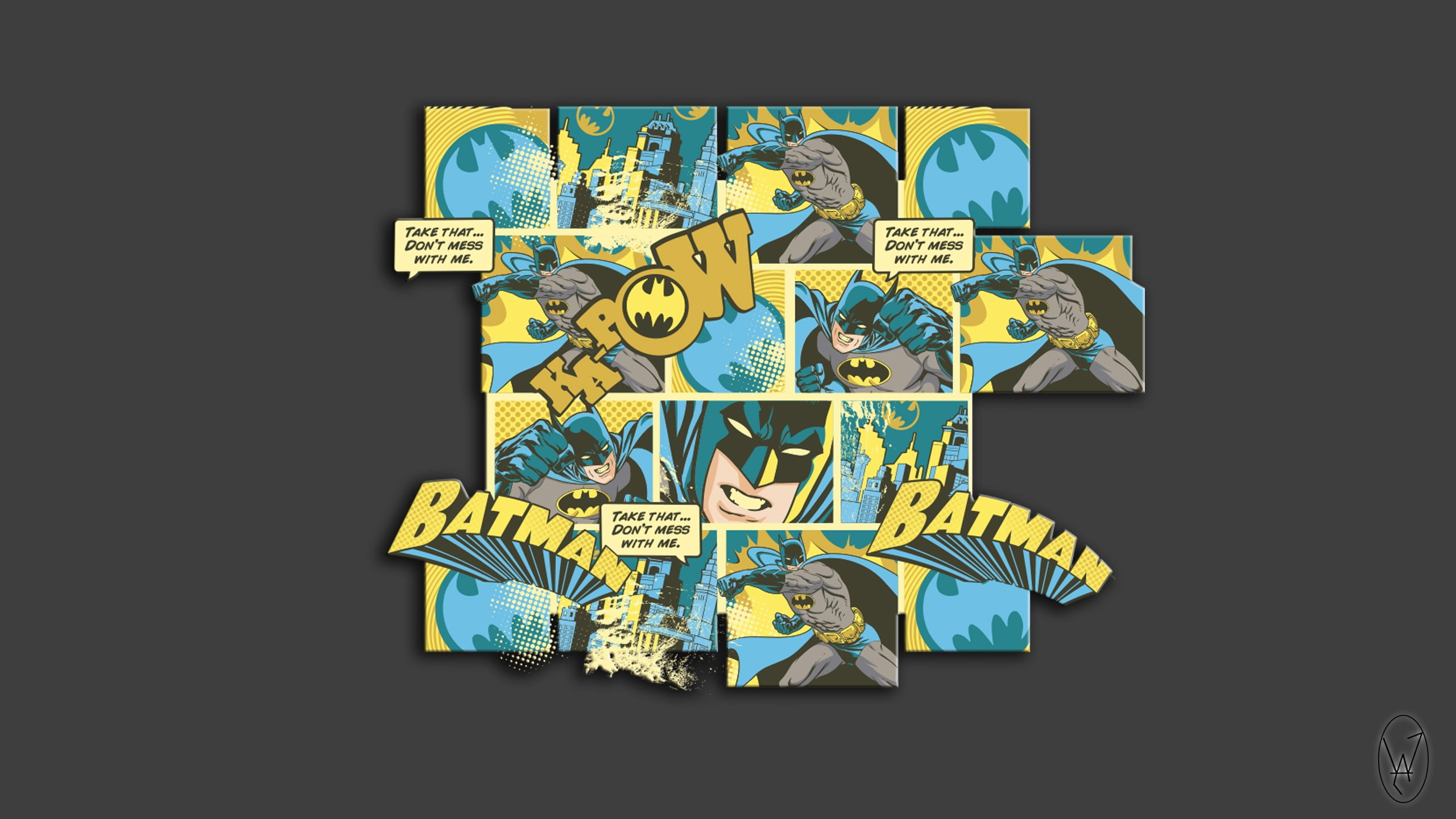 Batman comic script wallart, Batman, sketches, logo, comics