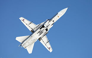 fighter jet, aircraft, military, airplane, Su-24