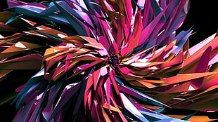 multicolored abstract wallpaper, digital art, colorful