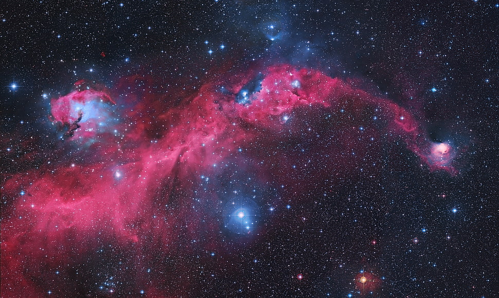 galaxy illustration, space HD wallpaper