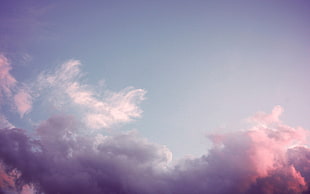 white clouds
