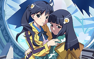 two anime girls HD wallpaper