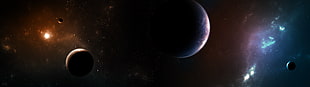 solar system HD wallpaper