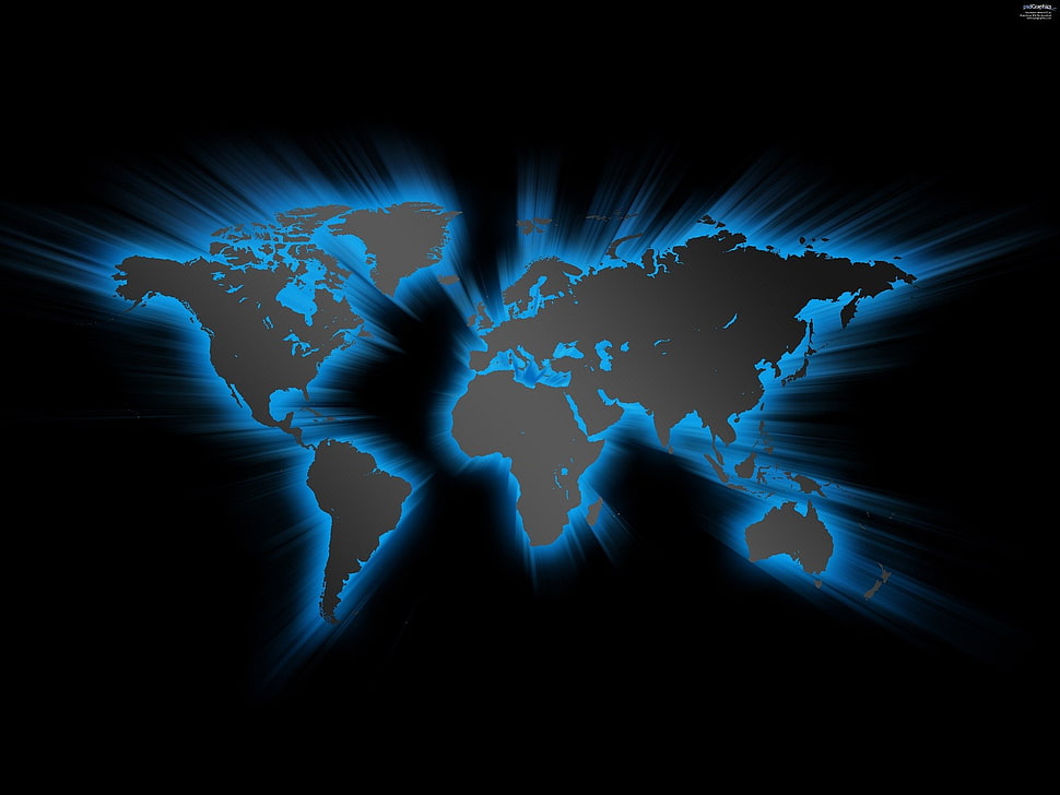 world map poster HD wallpaper