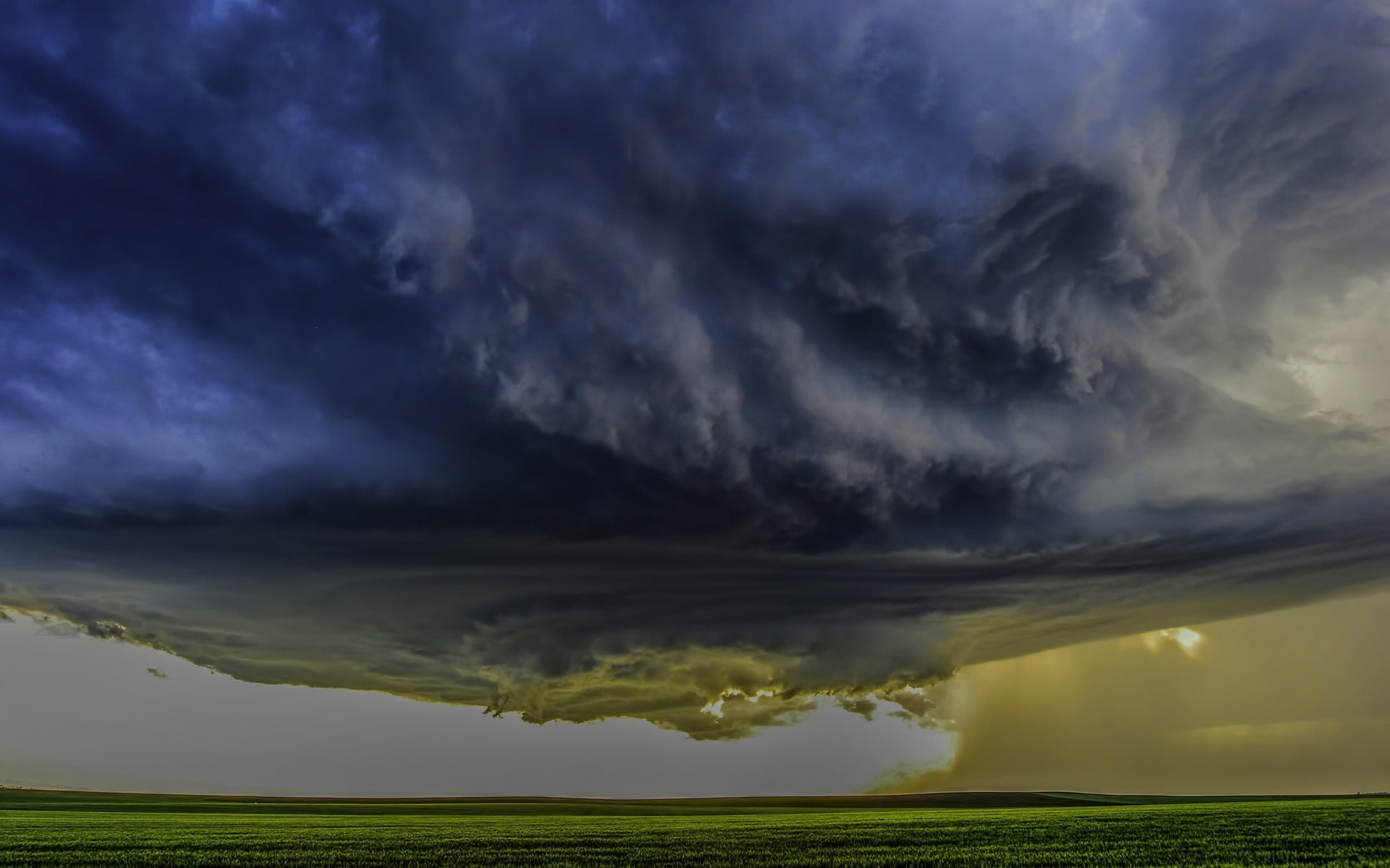 super cell, nature, landscape, Supercell, storm