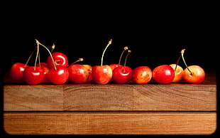 red cherry fruits