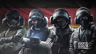 GSG9 wallpaper, Rainbow Six: Siege, Tom Clancy's, Ubisoft, video games