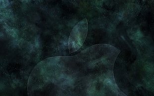 Apple logo digital wallpaper