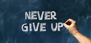 Never Give Up HD wallpaper