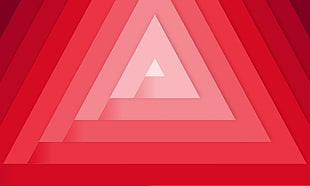 red triangle illustration