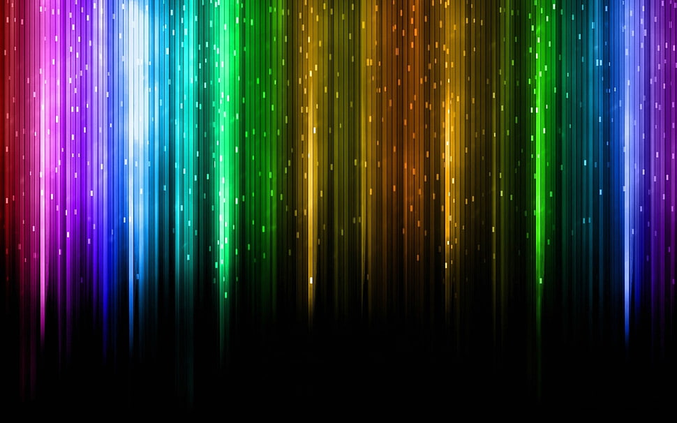 blue and multicolored abstract digital wallpaper HD wallpaper