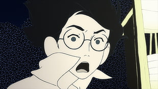 black haired male illustration, The Tatami Galaxy, Watashi, anime, anime boys