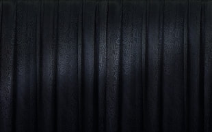 gray floral pleated window curtain