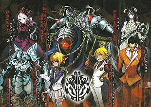 assorted-character anime digital wallpaper