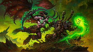 Illidan illustration,  World of Warcraft, Illidan Stormrage