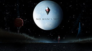 No Man's Sky wall paper, No Man's Sky, fan art, video games, night sky HD wallpaper