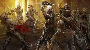 The Witcher, Geralt of Rivia, fantasy art HD wallpaper