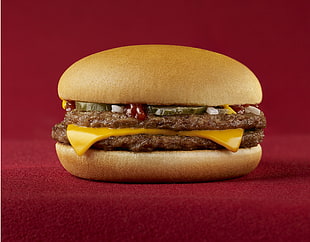 cheese burger, McDonald's, food, burgers, burger HD wallpaper