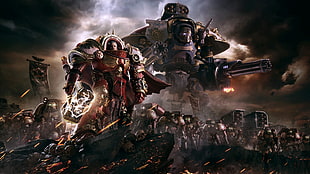 game digital wallpaper, Warhammer 40,000, Dawn of War 3 HD wallpaper