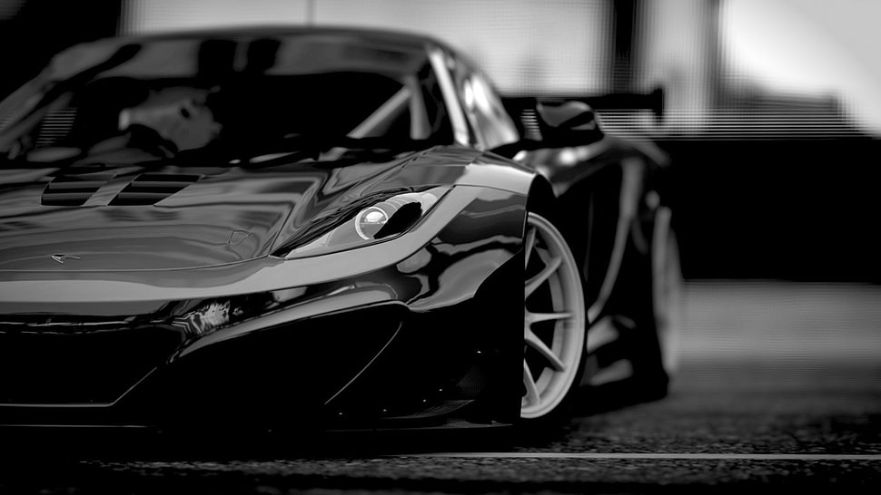 black car, car HD wallpaper
