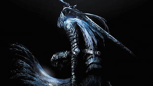 Dark Souls digital wallpaper, Dark Souls, Artorias, fantasy art, digital art