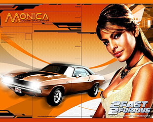 Monica poster HD wallpaper