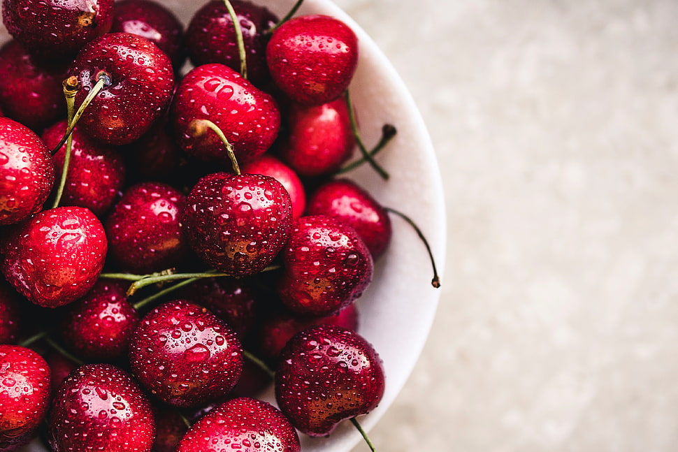 red cherries, Cherries, Cherry, Berries HD wallpaper