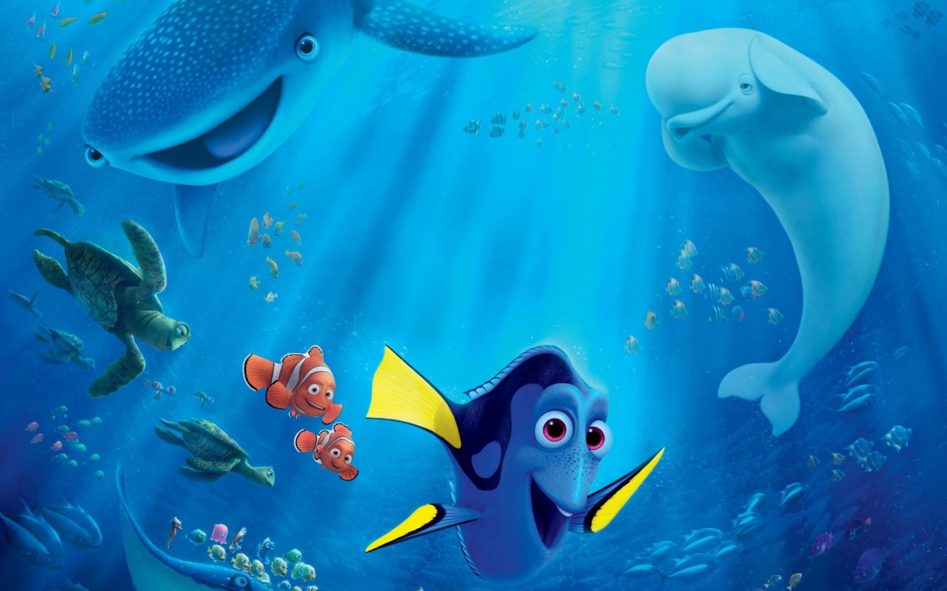 Finding Nemo wallpaper, Finding Dory, Pixar Animation Studios, Disney Pixar, movies