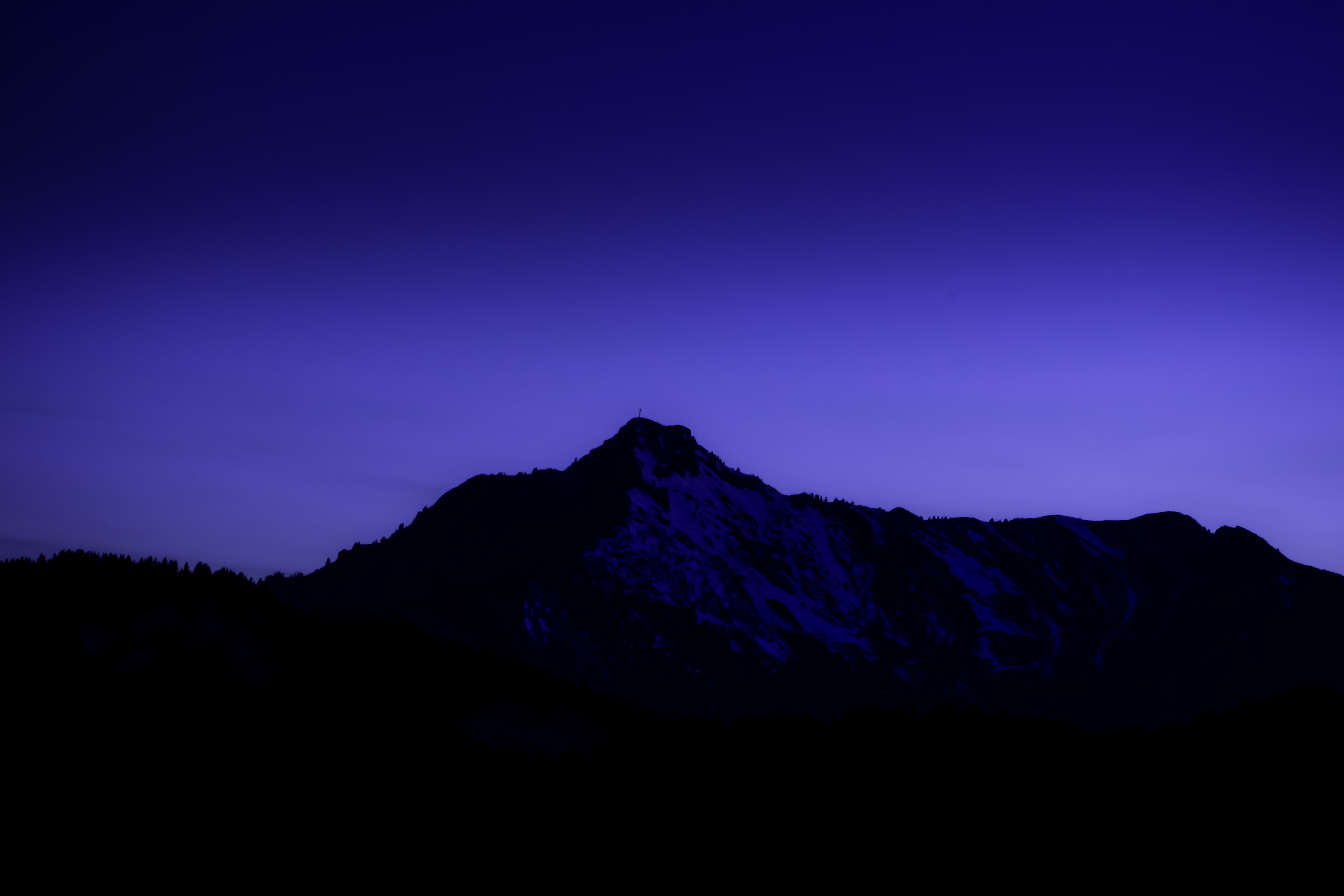 Mountain, Mountains, Sky, Night HD wallpaper | Wallpaper Flare