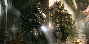 gameplay still screenshot, artwork, soldier HD wallpaper