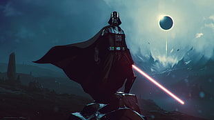 Darth Vader graphic wallpaper