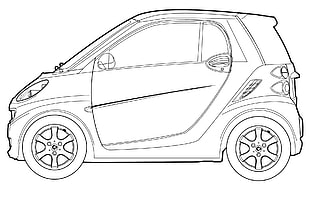 Smart Fortwo sketch