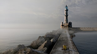 architectural photography of lighthouse