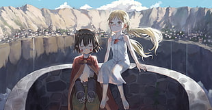 yellow and black haired female anime characters, Made in Abyss, Regu (Made in Abyss), Riko (Made in Abyss)