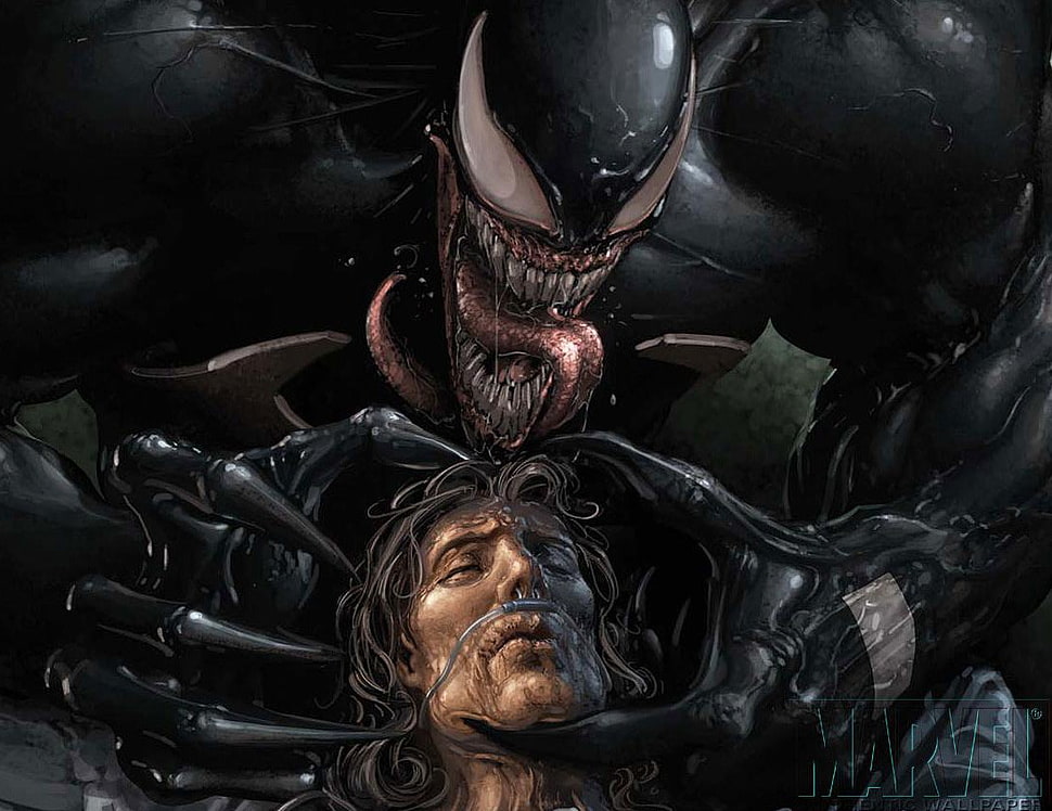 Venom illustration HD wallpaper