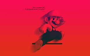 Super Mario running