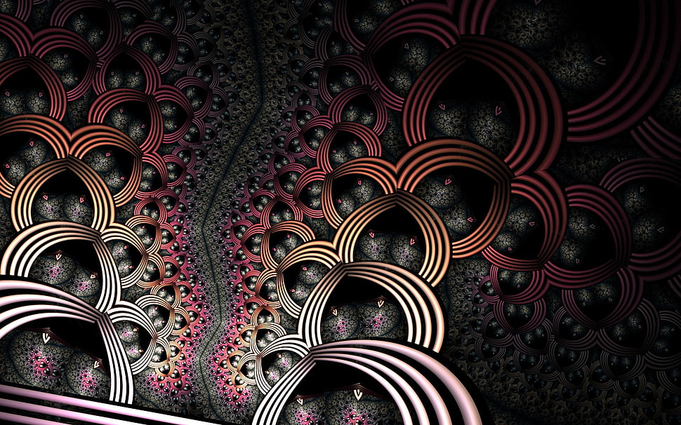 black and purple abstract digital wallpaper HD wallpaper