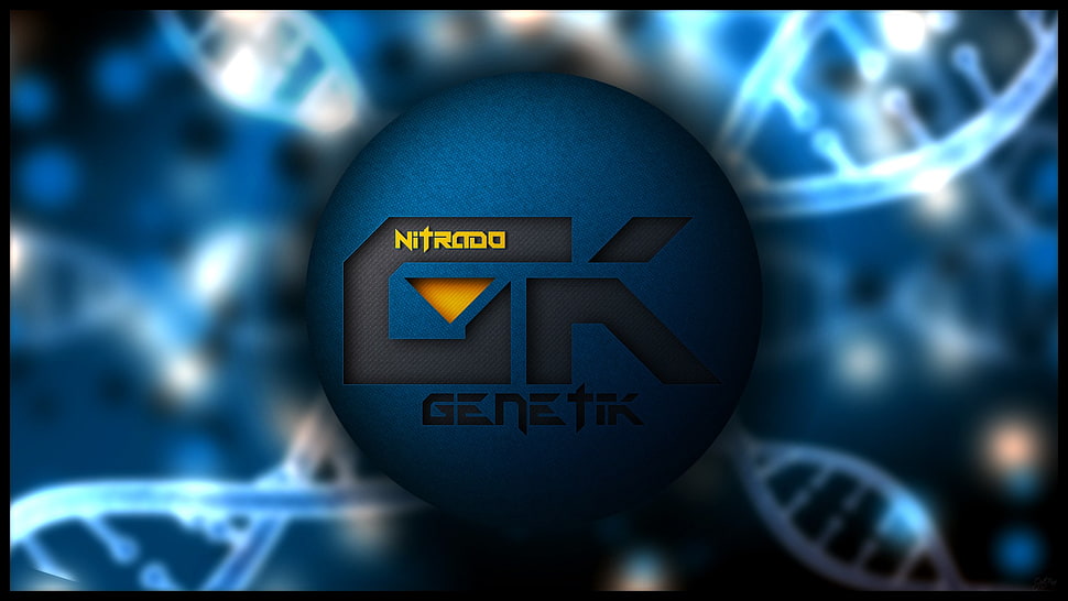 GK Genetik logo, Team genetik, Nitrado, DNA HD wallpaper