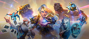fantasy game wallpaper, video games, Blizzard Entertainment, Jaina Proudmoore, Hearthstone: Heroes of Warcraft