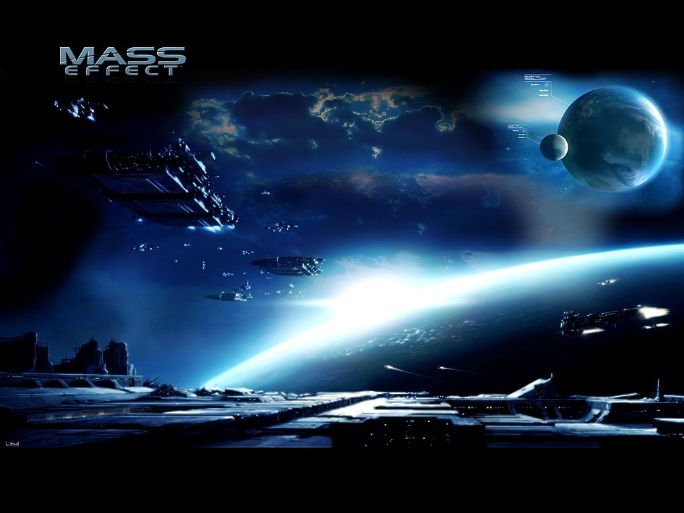 Mass Effect illustration HD wallpaper