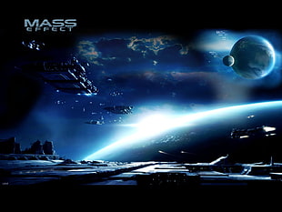 Mass Effect illustration HD wallpaper