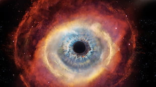 Supernova, eyes, space HD wallpaper
