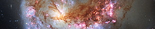 nebula illustration, ESA, space, nebula, Hubble Deep Field