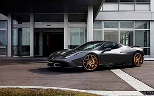 black luxury car, Novitec, Novitec Rosso, Ferrari 458 Speciale, Ferrari